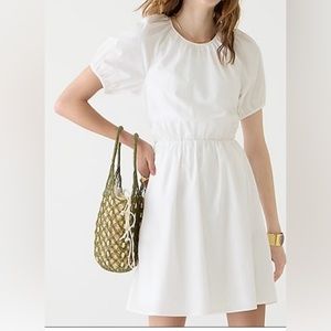 j crew. short sleeve tie back dress.
